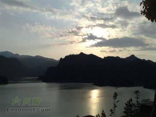 广丰芦林-悟道尖傍晚的九仙湖