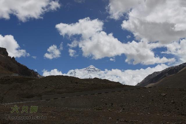 我的西藏之旅 川藏318-珠峰-青藏 GPS轨迹远远看到了珠峰