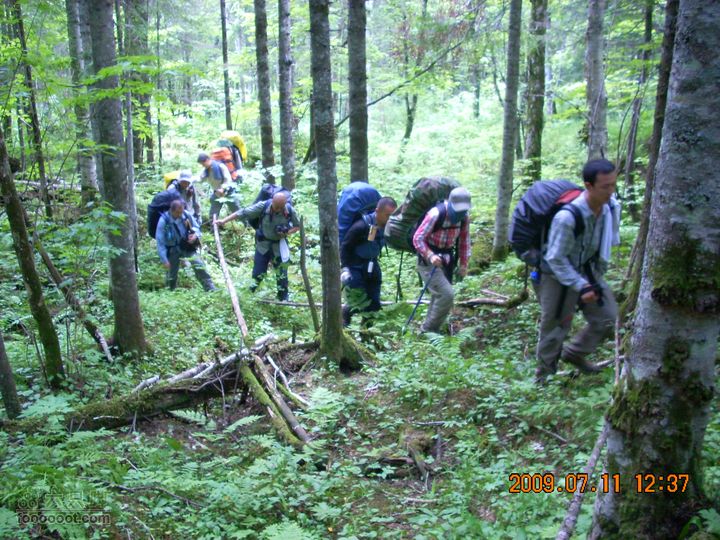 长白山南坡穿越西坡DSCN5129