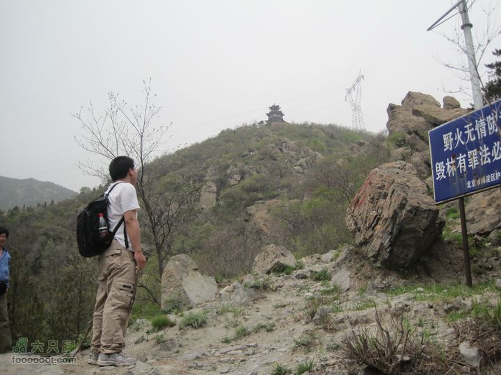 鹫峰-妙峰山穿越GPS轨迹望京塔近在眼前