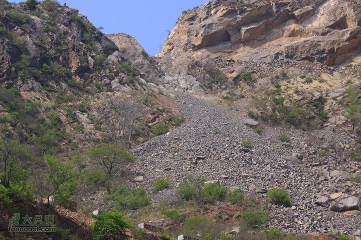 爨底下村徒步上山往返路线，我们的精彩周末没装广角，还是没拍出感觉