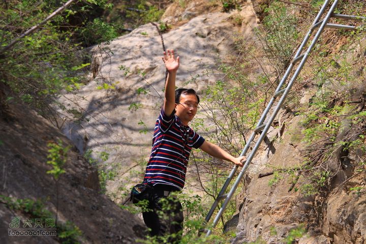 爨底下村徒步上山往返路线，我们的精彩周末爬梯子