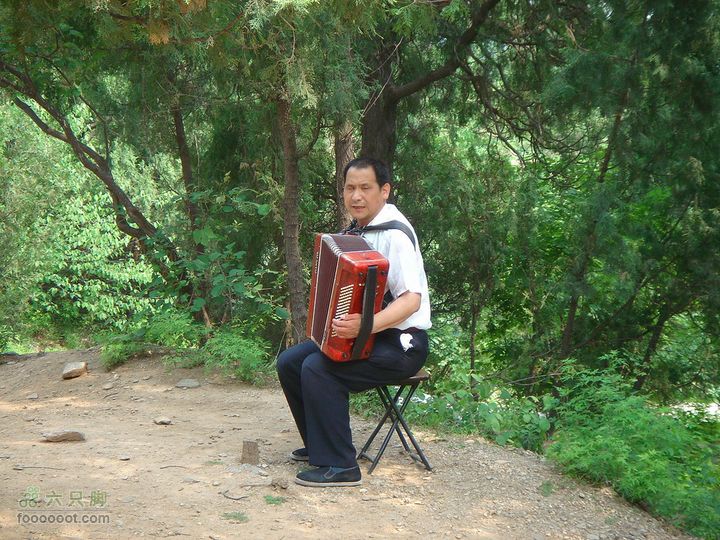徒步驴友入门教程-香巴拉穿越听到优美的手风琴，这是公园特有的声音，也很亲切