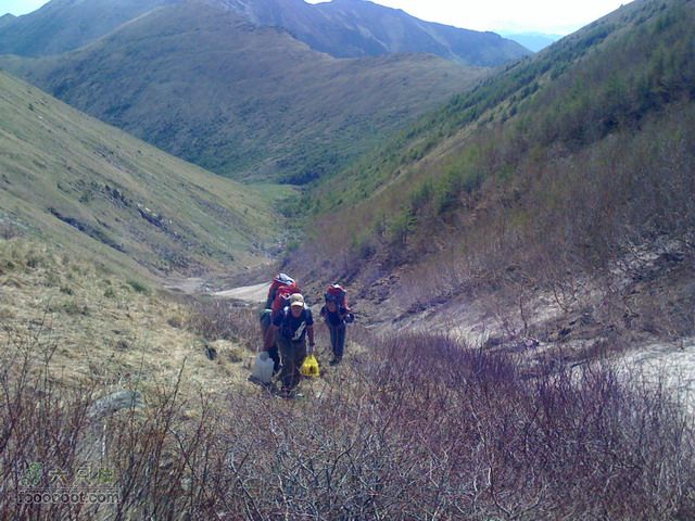 小五台山涧口入东沟出重装+东北2台折返轨迹线路这位臂力超强