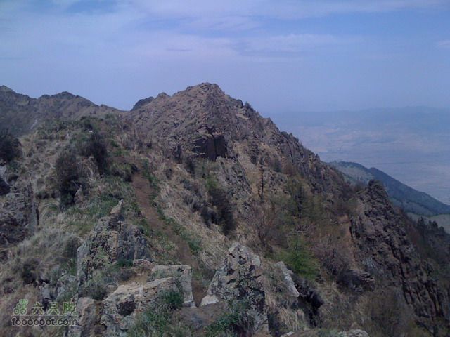 小五台山涧口入东沟出重装+东北2台折返轨迹线路山，很美……手机照，很烂……