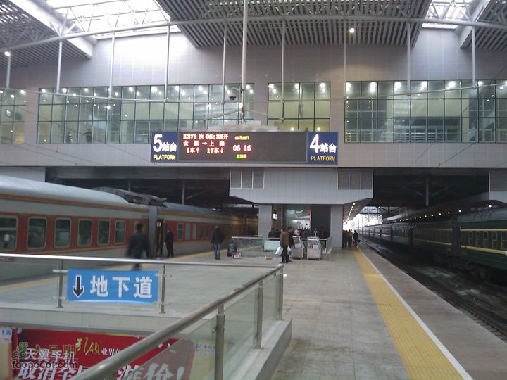 徐州-泰山 部分列车线路K371 停站徐州