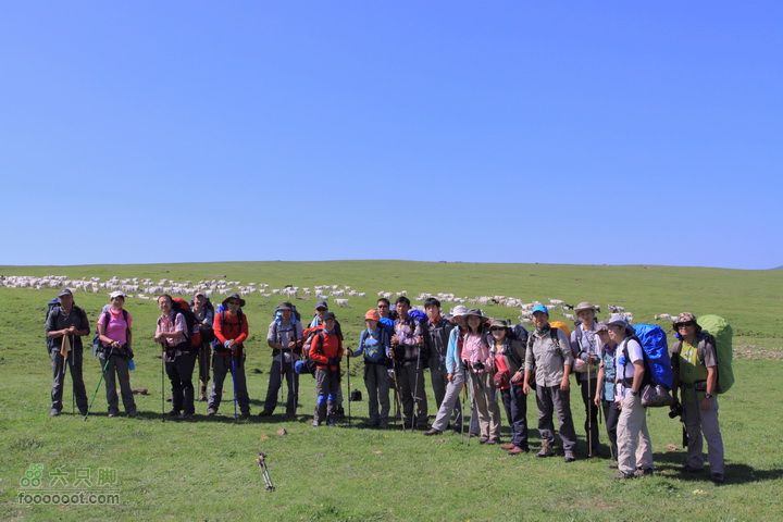 卸甲沟-草坨-东甸子梁-南骆驼庵 探路穿越再次合影