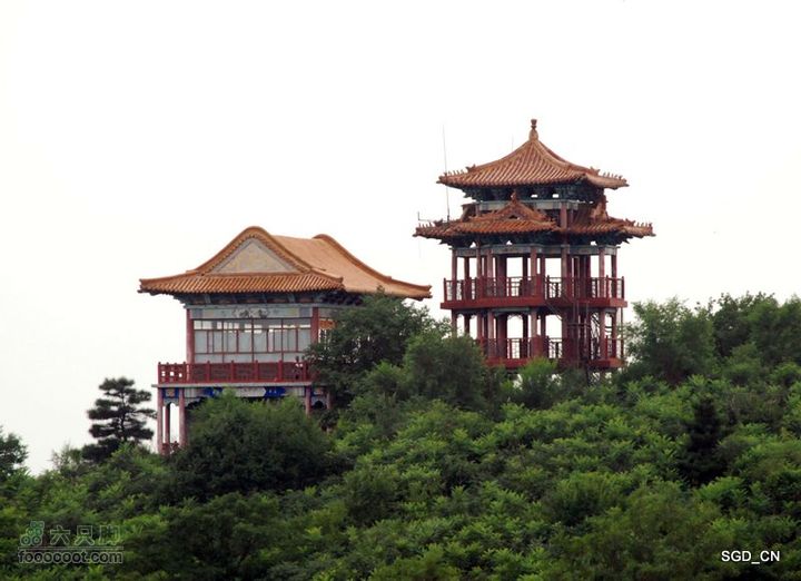 龙首山_四望阁_慈清寺四望阁