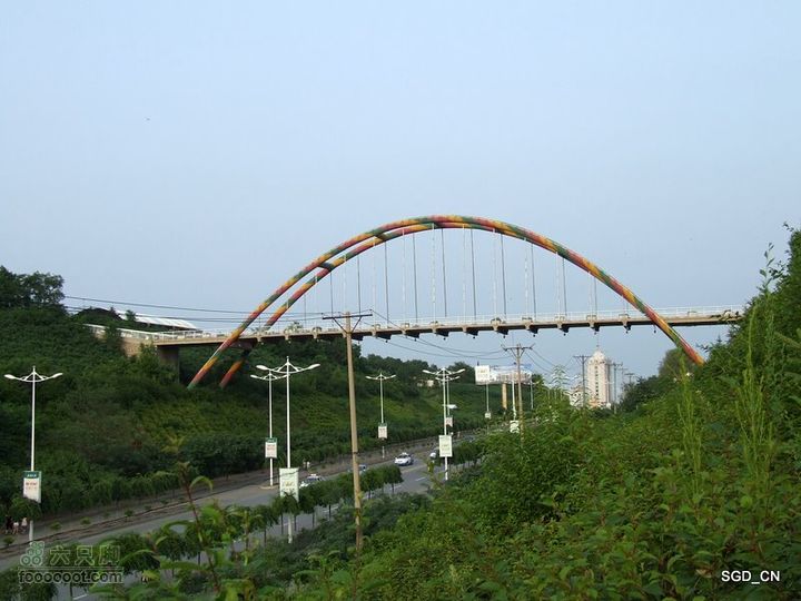 龙首山_四望阁_慈清寺彩虹桥