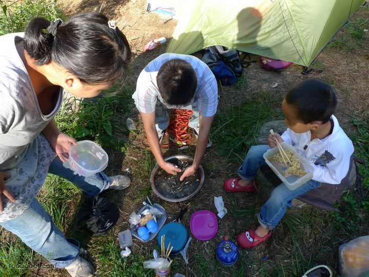 龙聚山庄-三岔河-库尾扎营GPS轨迹准备炸鱼