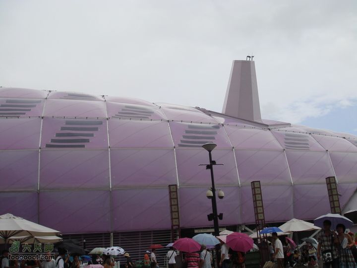 世博游第一日之风雨同行日本馆