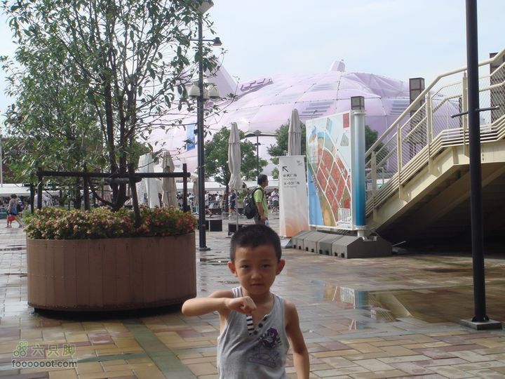 世博游第一日之风雨同行还是想看看日本馆