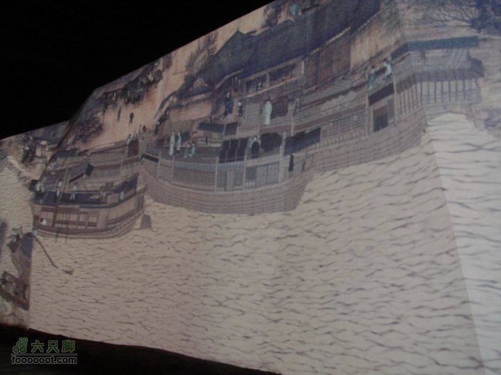 世博游第一日之风雨同行整幅图画面精美，色彩根据时间忽明忽暗