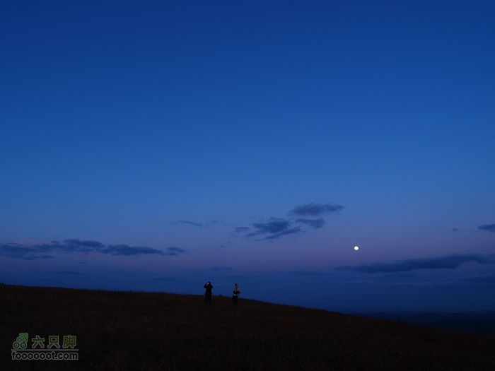 孤石牧场-三岔林场-老栅子-东猴顶-孤石牧场日出前的月光