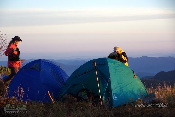 黑龙江最高峰 大秃顶子 起点东升林场山顶的早晨