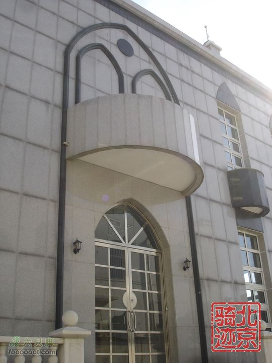 北京骑迹30 寻访琉璃之乡---琉璃渠 走西山大路第一关隘清真寺正门