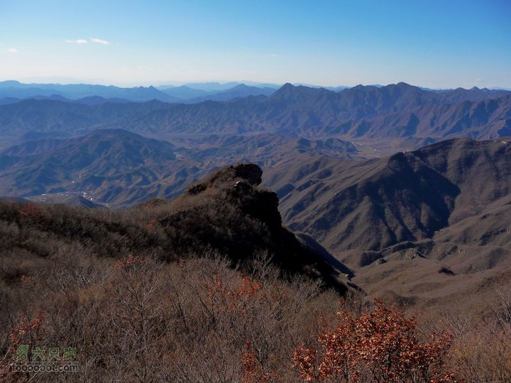 箭扣一日:赵氏山居-西大墙-北京结-鹰飞倒仰-箭扣-正北楼山峦层叠
