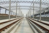 建设中的高铁车站