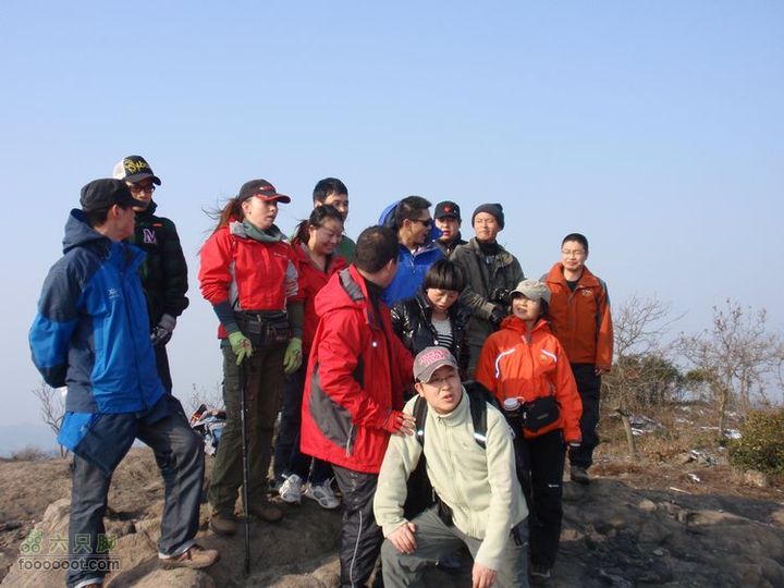 邵岙湖、岗墩、桐岭、阳觉殿绕圈路线塌脑岗上合影