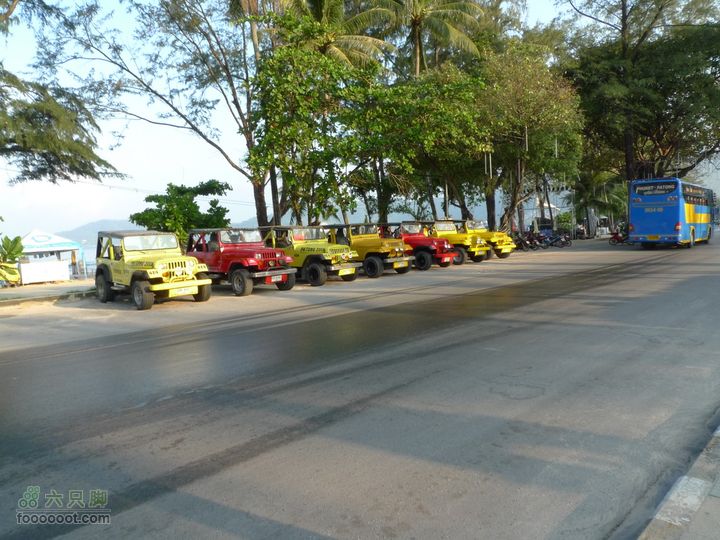 普吉pp岛曼谷11日自助游，全程GPS轨迹+照片用来出租的吉普车