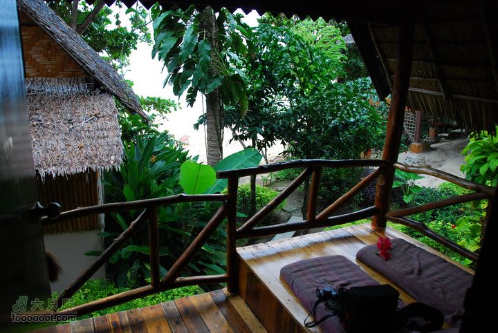 普吉pp岛曼谷11日自助游，全程GPS轨迹+照片我们的木屋，能看到沙滩和大海～