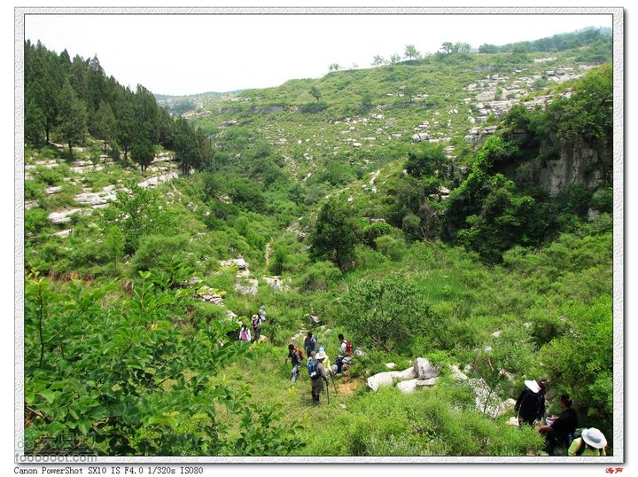济南藏龙涧路线山涧的另一个出口