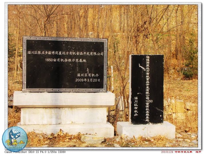 淄川竹林寺武王寨摘星山路线封山石碑