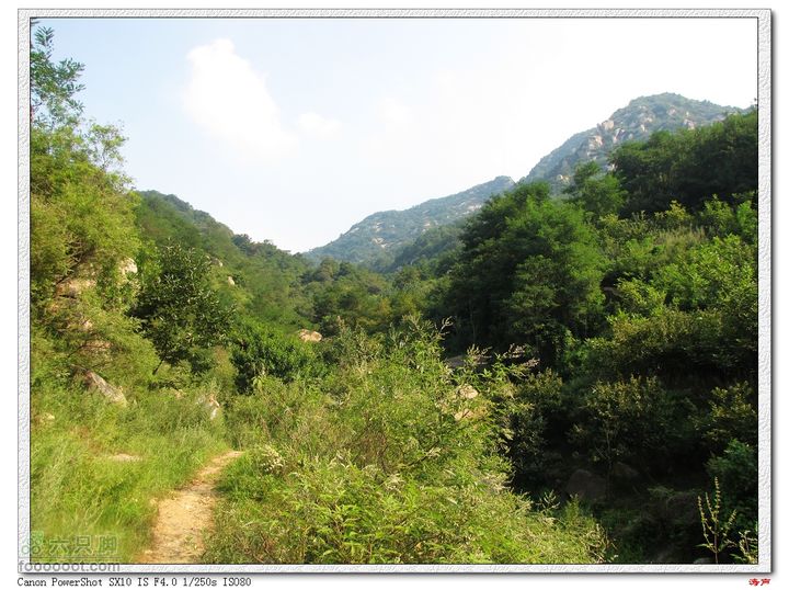 鲁山松仙岭极顶枣树裕线路枣树裕峡谷