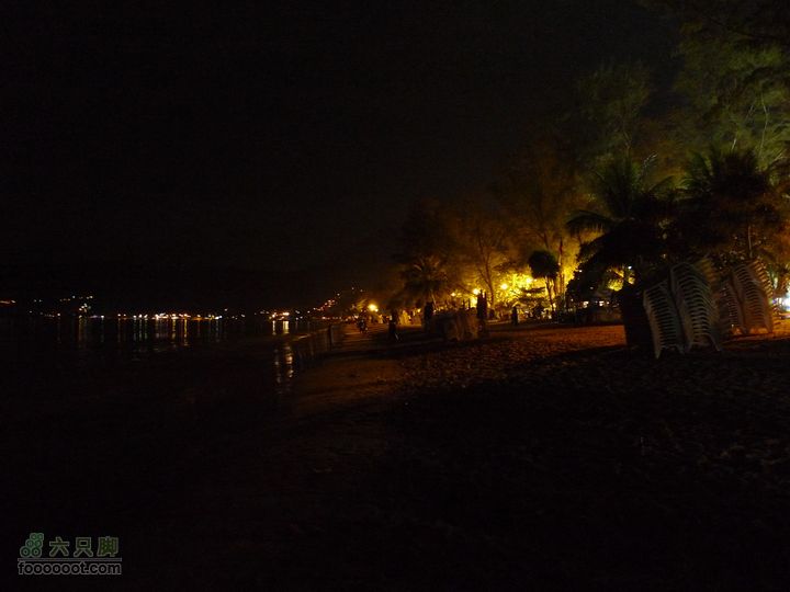 普吉pp岛曼谷11日自助游，全程GPS轨迹+照片芭东海滩的夜景