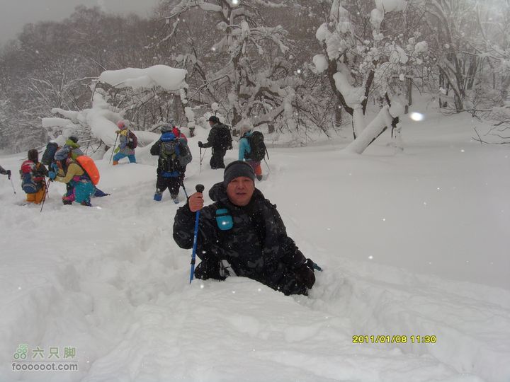 吉林市户外知己--风雪鹿角沟我行我素