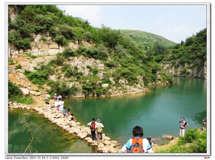 博山伊家楼镇门峪线路上游的水面