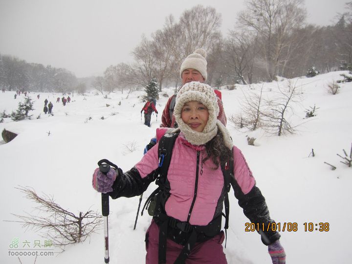 吉林市户外知己--风雪鹿角沟幽兰佳人