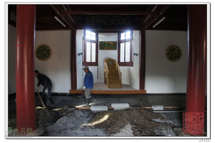 北京骑迹32 寻访北京地区最高的千手观音塑像和凯旋门遗迹大殿在修缮中