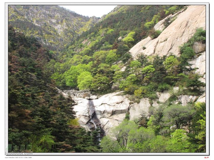 泰山 小明家滩老虎口玉皇顶东御道老虎口上游