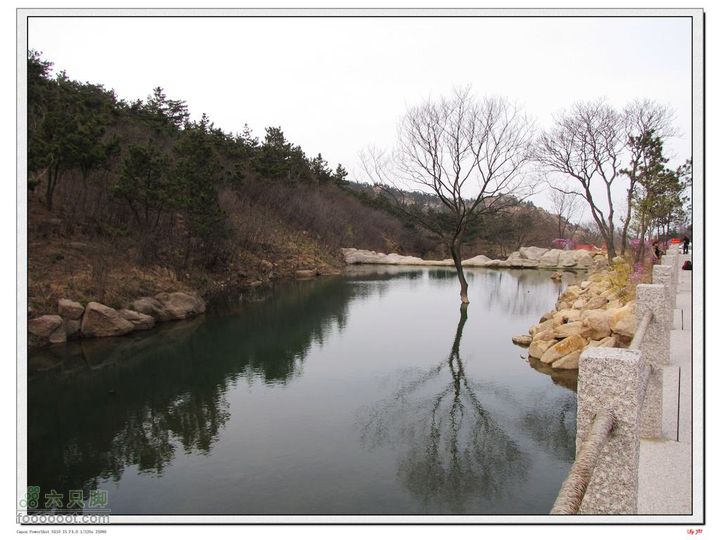 青岛 大珠山山下的景色