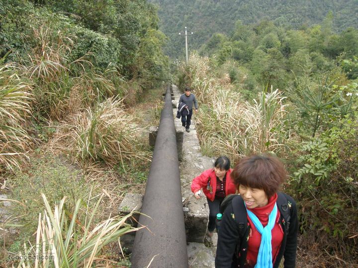 明月十里峡风光无限好，温汤水口库春笋味多香！P4041016