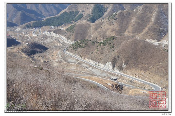 北京骑迹40 清明祭英烈 寻北京最西端 访红歌诞生地我要一路下坡到左上角的公路