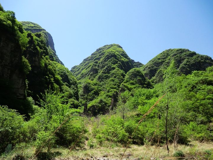 云瀑沟－野猪窝－五间房－五里坡－三岔河－黄柏寺（修剪后）沿途景色