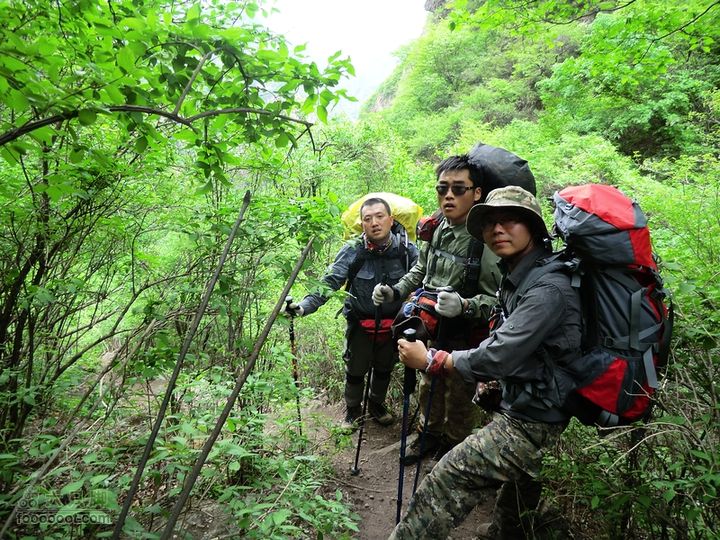 云瀑沟－野猪窝－五间房－五里坡－三岔河－黄柏寺（修剪后）黄柏寺即将登顶