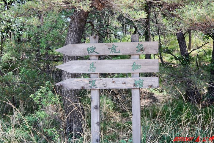 博山七峪村-志公坪景区指示牌
