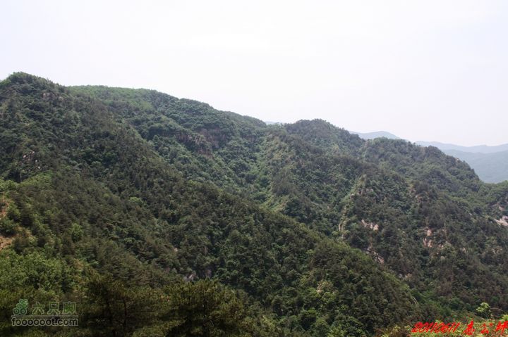 博山七峪村-志公坪回望下山的路
