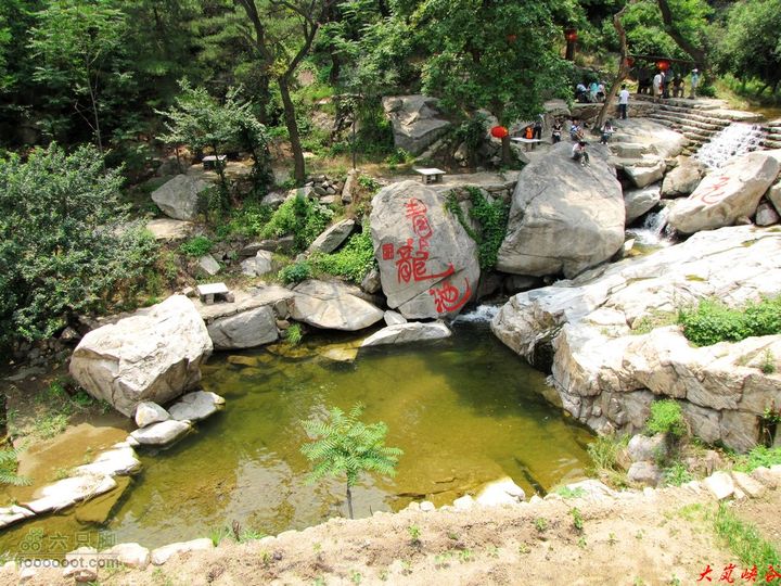 大岚峡谷-天星湖天星湖上游景点