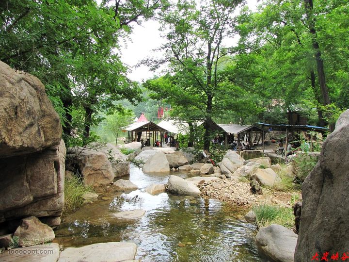 大岚峡谷-天星湖天星湖内的饭店