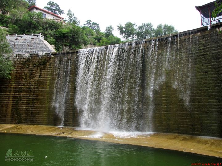 博山行者峪黄连峪镇门峪水库大坝