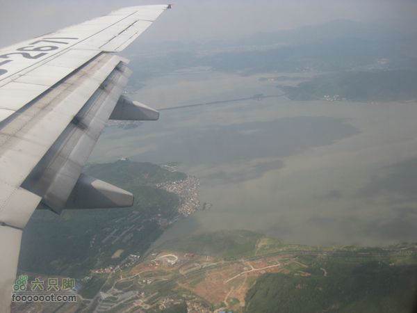 北京-宁波飞行路线IMG_5322