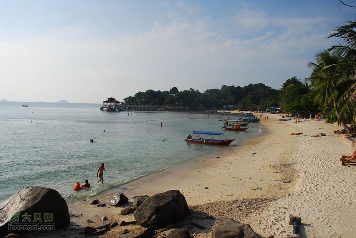 大马停泊岛－哥达巴鲁－吉隆坡之旅GPS轨迹＋照片睡了一觉，5点半爬起来到海边溜达溜达