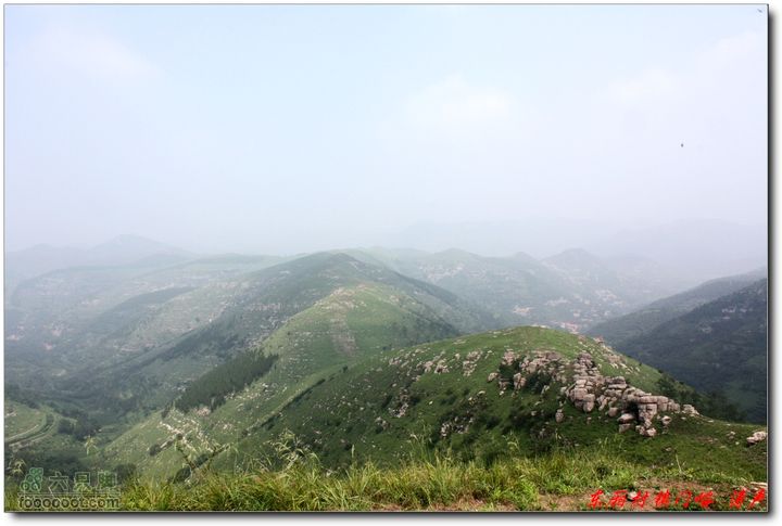 淄博东厢村三界顶镇门峪前面的道路