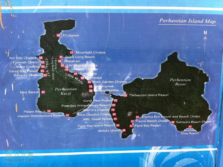 大马停泊岛－哥达巴鲁－吉隆坡之旅GPS轨迹＋照片大小停泊岛酒店分布图