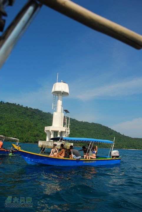 大马停泊岛－哥达巴鲁－吉隆坡之旅GPS轨迹＋照片第四个浮潜点 light house