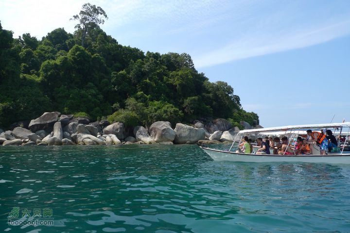 大马停泊岛－哥达巴鲁－吉隆坡之旅GPS轨迹＋照片姥姥和姥爷去浮潜了